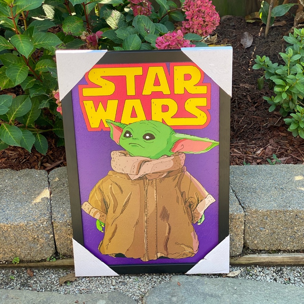 Star Wars Yoda Framed!
